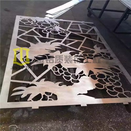 藝術雕花鏤空鋁單板實圖---金鋁質(zhì)廠家生產(chǎn)加工
